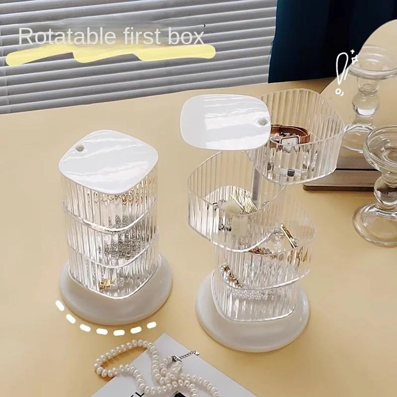 Rotating jewelry storage box, high-end exquisite 2024 new earrings, stud earrings, necklace, hand jewelry, hairpin, чёрный
Rotating jewelry storage box, high-end exquisite 2024 new earrings, stud earrings, necklace, hand jewelry, hairpin, чёрный