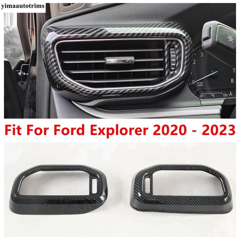 Car Side AC Air Conditionining Vent Outlet Frame Decor Sequ Cover Trim For Ford Explorer - Carbon Fiber Accessories
Car Side AC Air Conditionining Vent Outlet Frame Decor Sequ Cover Trim For Ford Explorer - Carbon Fiber Accessories