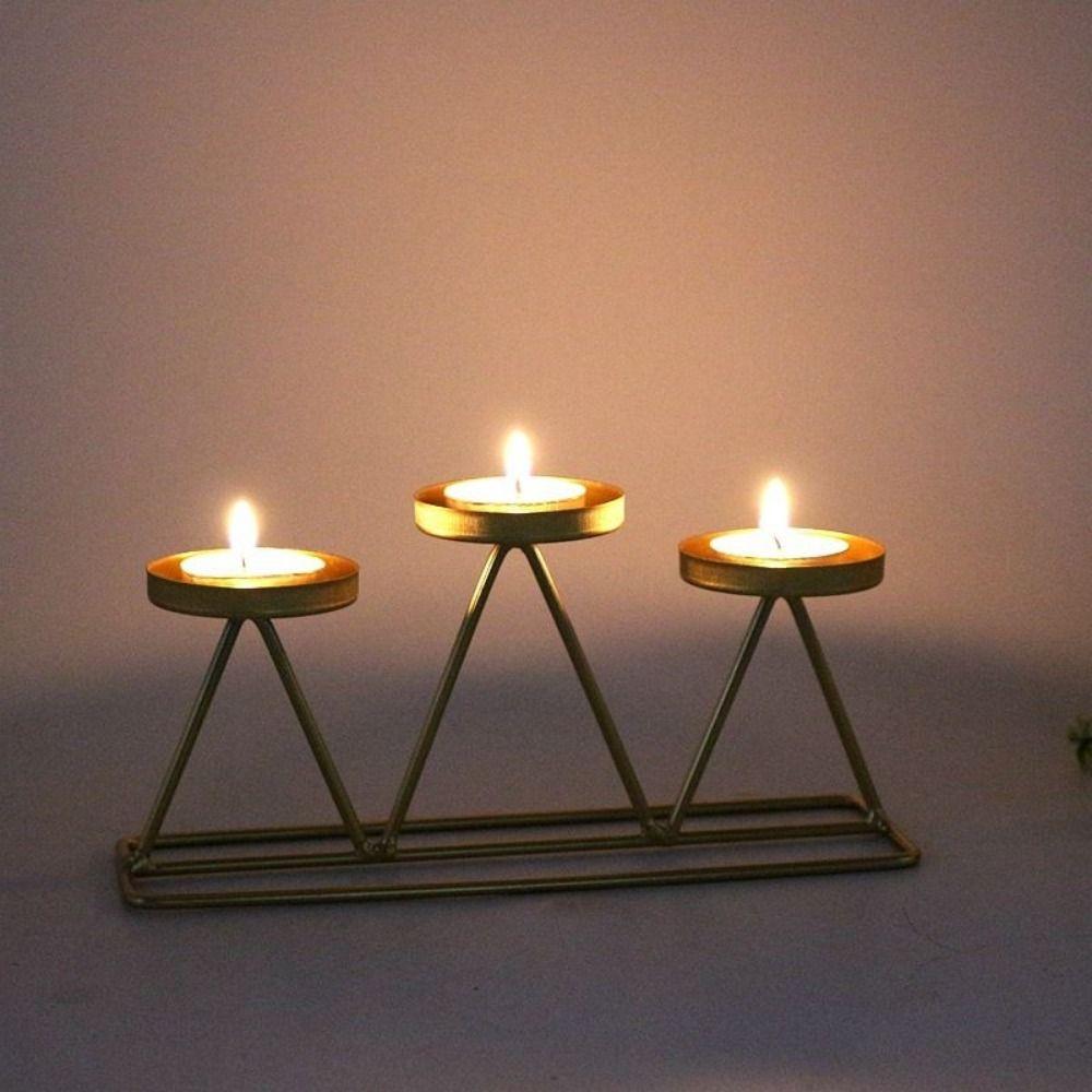 Rust-proof Three-head Candlestick Stand Durable Geometric Dining Candle Nordic Candle Holder Desk чёрный
Rust-proof Three-head Candlestick Stand Durable Geometric Dining Candle Nordic Candle Holder Desk чёрный