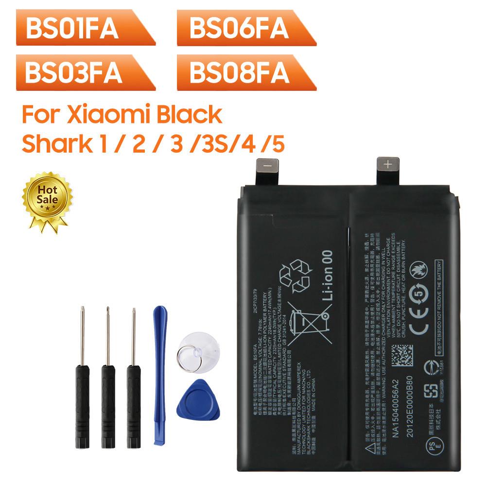 Сменный аккумулятор для телефона BS01FA BS03FA BS06FA BS08FA BS10FA для Xiaomi Black Shark 1 2 3 3S 4 5 Black Shark Helo перезаряжаемый аккумулятор
Сменный аккумулятор для телефона BS01FA BS03FA BS06FA BS08FA BS10FA для Xiaomi Black Shark 1 2 3 3S 4 5 Black Shark Helo перезаряжаемый аккумулятор