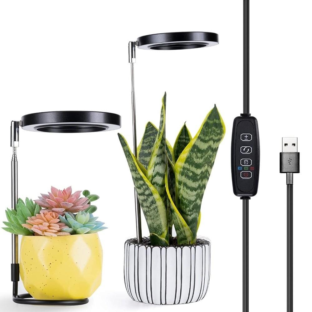 New Height/Angle Adjustable LED Plant Grow Light Dimmable Timer Full Spectrum Lamp USB Full Spectrum Ring Grow Light Flower
New Height/Angle Adjustable LED Plant Grow Light Dimmable Timer Full Spectrum Lamp USB Full Spectrum Ring Grow Light Flower