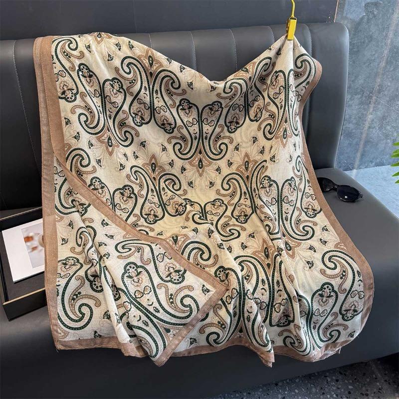 180x90cm Cashew Flower Cotton Linen Scarf Light and Soft Shawl in Autumn Winter Warm and Sun Protection Beach Towel for Travel білий
180x90cm Cashew Flower Cotton Linen Scarf Light and Soft Shawl in Autumn Winter Warm and Sun Protection Beach Towel for Travel білий