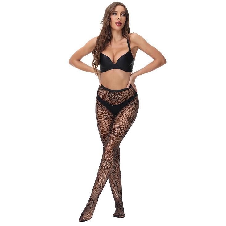 Spring and summer thin four-season stockings with a five-pointed star pattern, hollow fishnet stockings, jacquard design3068 One-size-fits-all, simple чорний
Spring and summer thin four-season stockings with a five-pointed star pattern, hollow fishnet stockings, jacquard design3068 One-size-fits-all, simple чорний