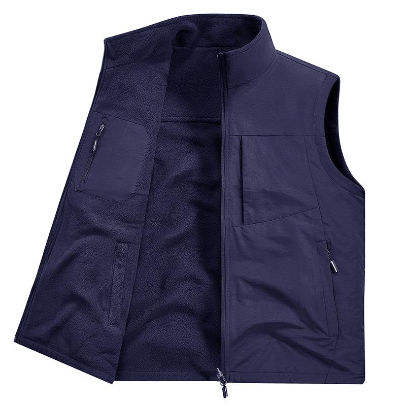 2025 Men s Autumn/Winter Reversible Fleece Vest - Thickened, Casual Outdoor Jacket XL темно-синього кольору
2025 Men s Autumn/Winter Reversible Fleece Vest - Thickened, Casual Outdoor Jacket XL темно-синього кольору