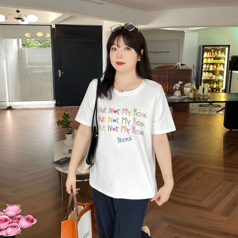 Caiduobao Plus-Size Women s Clothing for Fat Girls 2026 Summer New Style Loose Fit, Slimming, Regular Shoulder Print T-Shirt Top White L
Caiduobao Plus-Size Women s Clothing for Fat Girls 2026 Summer New Style Loose Fit, Slimming, Regular Shoulder Print T-Shirt Top White L