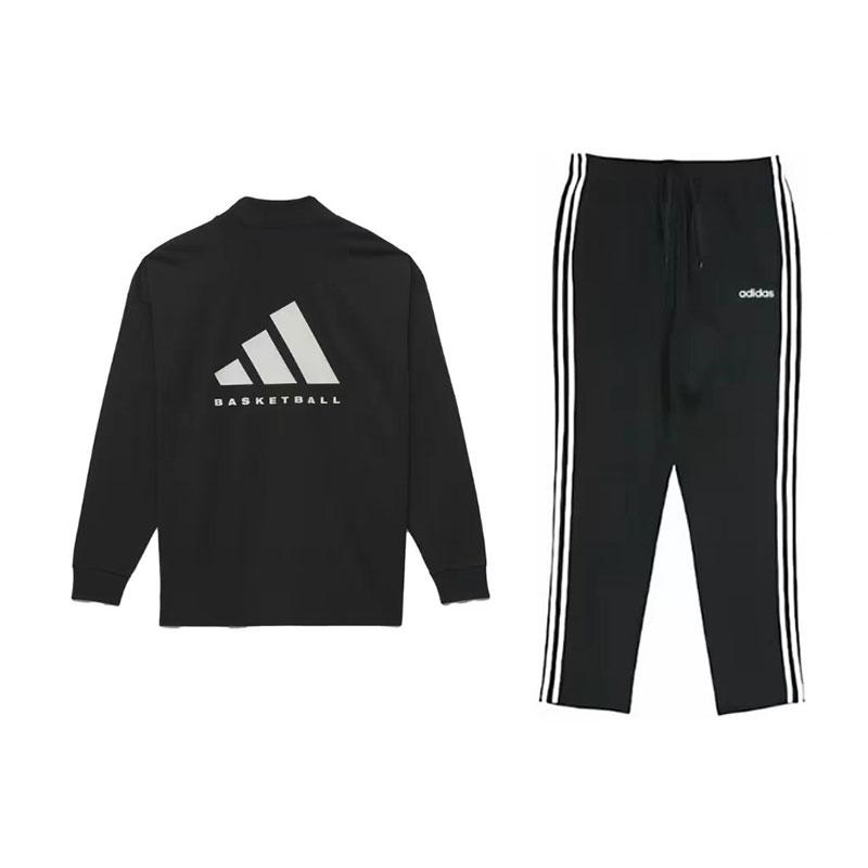 Adidas Свободный крой, воротник-стойка, свитер с длинным рукавом, модный спортивный повседневный комплект из прямых брюк и толстовок, мужской комплект черного цвета IR8489+DU0456 M
Adidas Свободный крой, воротник-стойка, свитер с длинным рукавом, модный спортивный повседневный комплект из прямых брюк и толстовок, мужской комплект черного цвета IR8489+DU0456 M