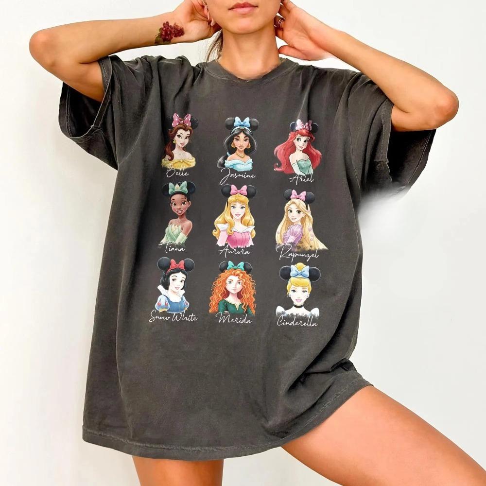 Disney Princess Signatures Comfort Color Shirt Cinderella Belle Rapunzel Snow White Ariel Disney Girl Trip Shirt Breathable Soft 4XL
Disney Princess Signatures Comfort Color Shirt Cinderella Belle Rapunzel Snow White Ariel Disney Girl Trip Shirt Breathable Soft 4XL