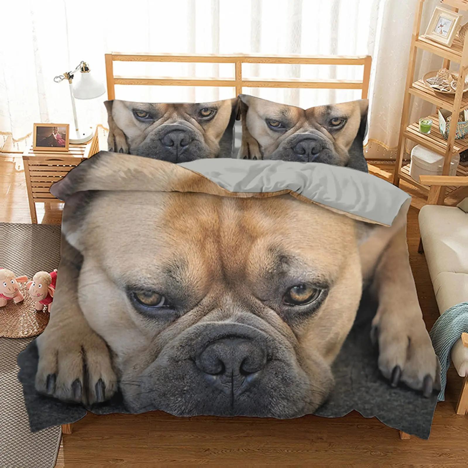 Comforter French Bulldog Printing Children Kids Bedding Sets Polyester Queen King Size Cute Pet Puppy Comforter (quilt)-EU Single(135*200cm)3pcs
Comforter French Bulldog Printing Children Kids Bedding Sets Polyester Queen King Size Cute Pet Puppy Comforter (quilt)-EU Single(135*200cm)3pcs