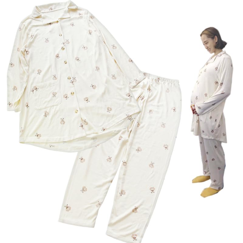 Пижама для беременных с принтом плюшевого мишки, с длинными рукавами, с застежкой и регулируемой талией спереди, (Медведь, M-L)
Пижама для беременных с принтом плюшевого мишки, с длинными рукавами, с застежкой и регулируемой талией спереди, (Медведь, M-L)