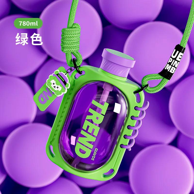 GIAVOS Capsule Cup Cyberpunk Style water Bottle Sport Bottle Cup with Color Strap for School Girl Boy Travel Drink Bottle 780ml 780ml фіолетовий
GIAVOS Capsule Cup Cyberpunk Style water Bottle Sport Bottle Cup with Color Strap for School Girl Boy Travel Drink Bottle 780ml 780ml фіолетовий