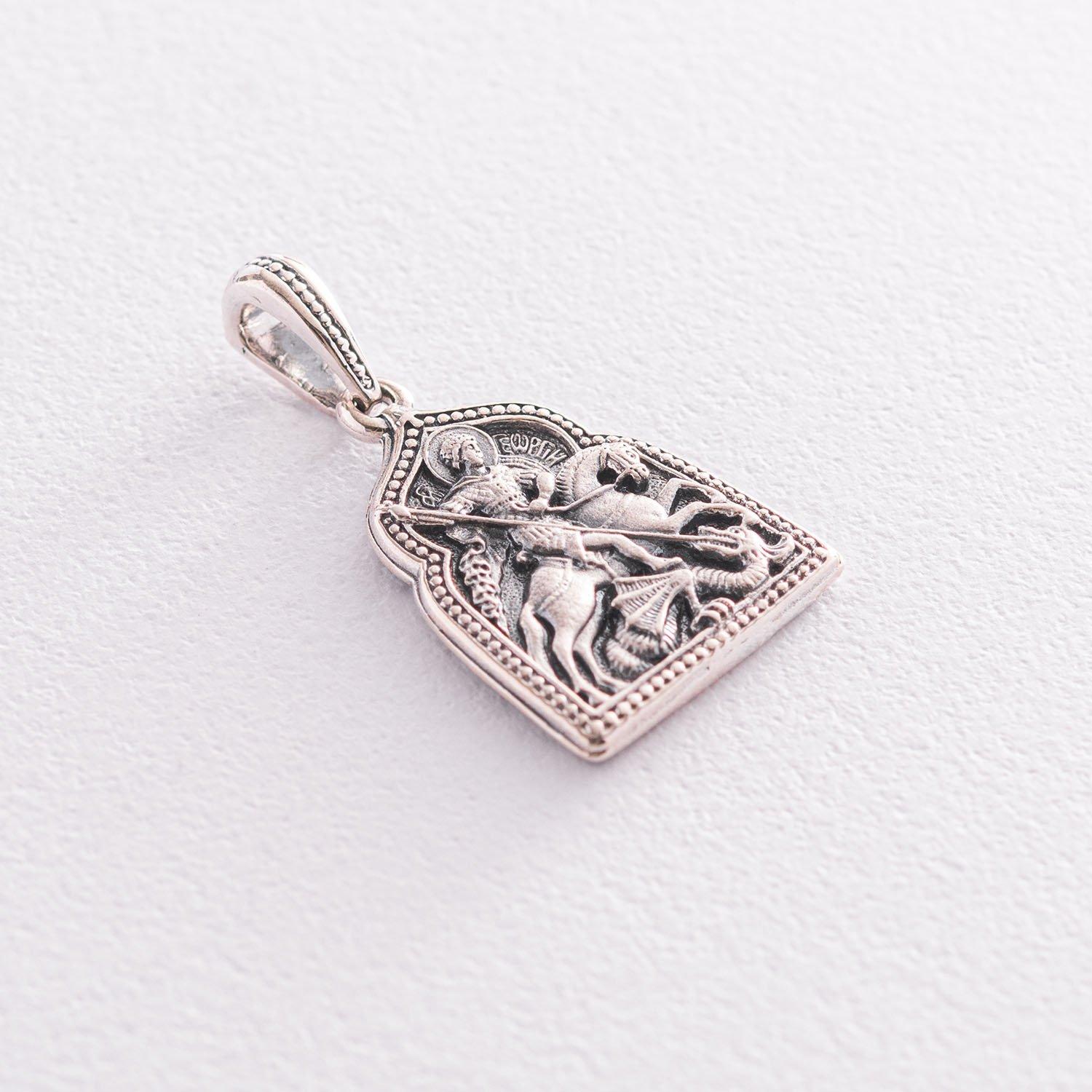 Срібна ладанка Георгій Побідоносець Oniks срібний
Срібна ладанка Георгій Побідоносець Oniks срібний