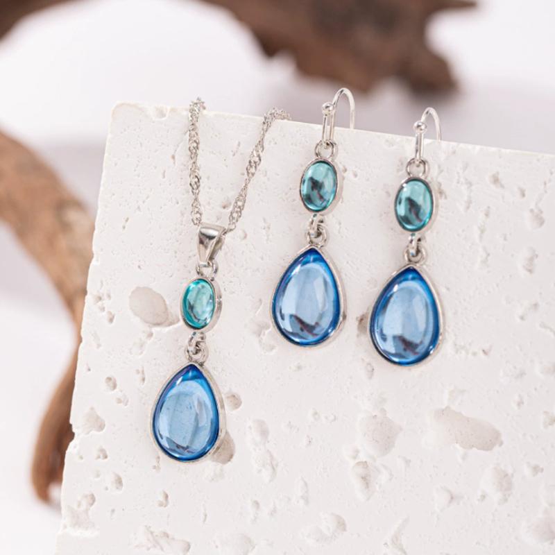 3 Pieces/set Set Set of Zircon Droplet Shaped Pendant Necklace Earrings, Women s Zircon Set, Banquet Party Accessories
3 Pieces/set Set Set of Zircon Droplet Shaped Pendant Necklace Earrings, Women s Zircon Set, Banquet Party Accessories
