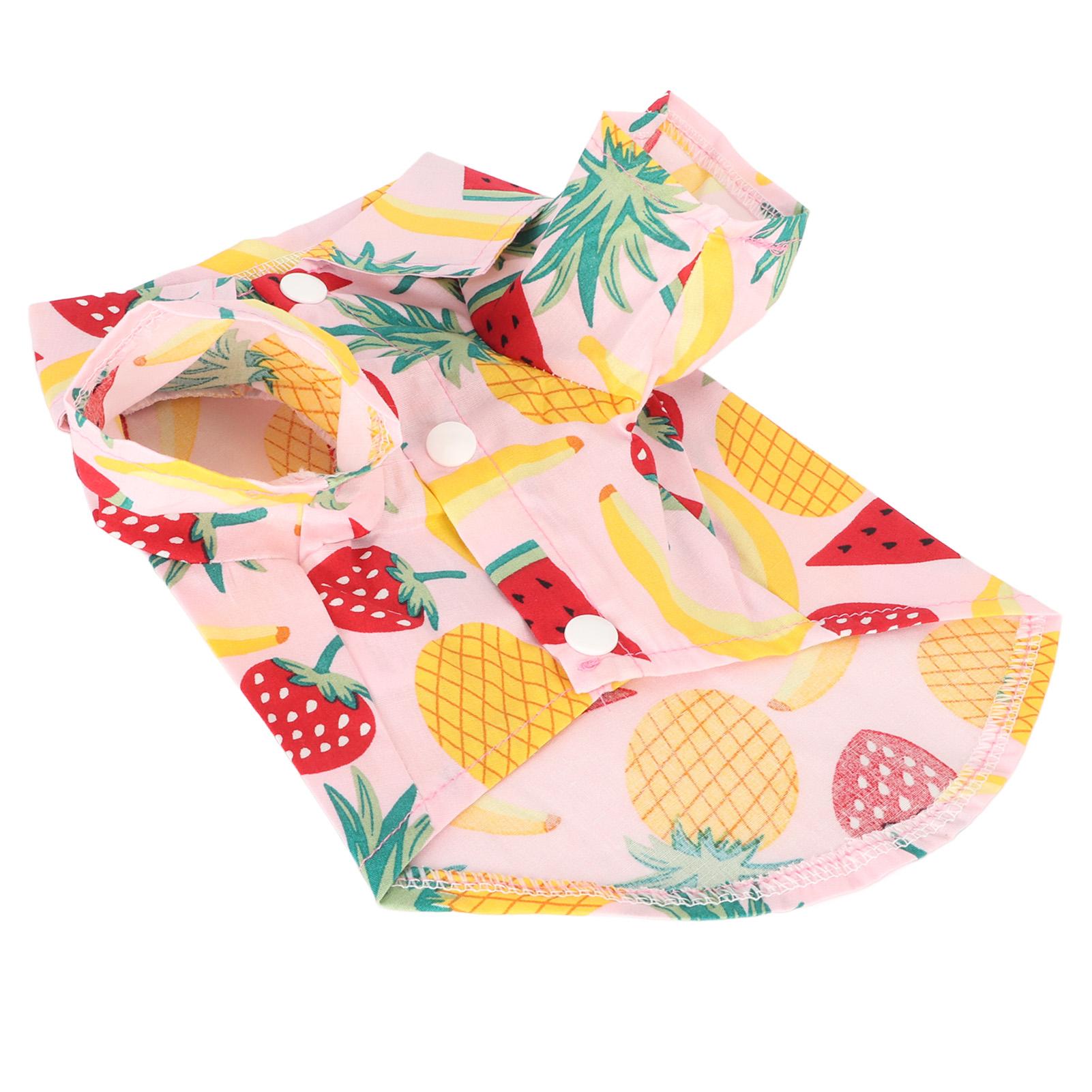 Dog Fruit Print Shirt Breathable Cool Fashionable Cute Pet Clothes for Spring Summer S
Dog Fruit Print Shirt Breathable Cool Fashionable Cute Pet Clothes for Spring Summer S