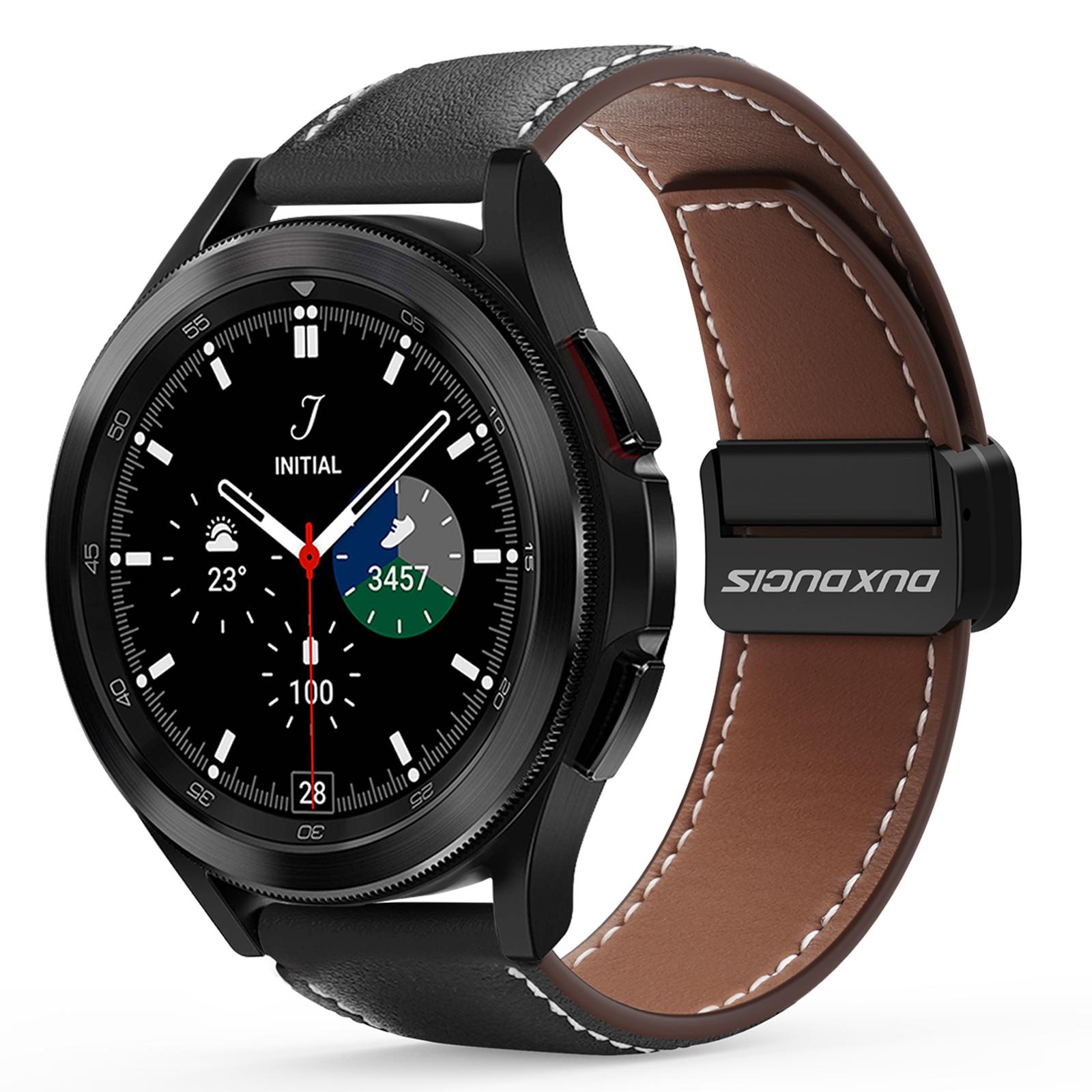 DUX DUCIS YA Series for Samsung Galaxy Watch6/Watch5/Huawei Watch GT3 Pro 43mm Genuine Cow Leather Strap 20mm Watch Band Black
DUX DUCIS YA Series for Samsung Galaxy Watch6/Watch5/Huawei Watch GT3 Pro 43mm Genuine Cow Leather Strap 20mm Watch Band Black
