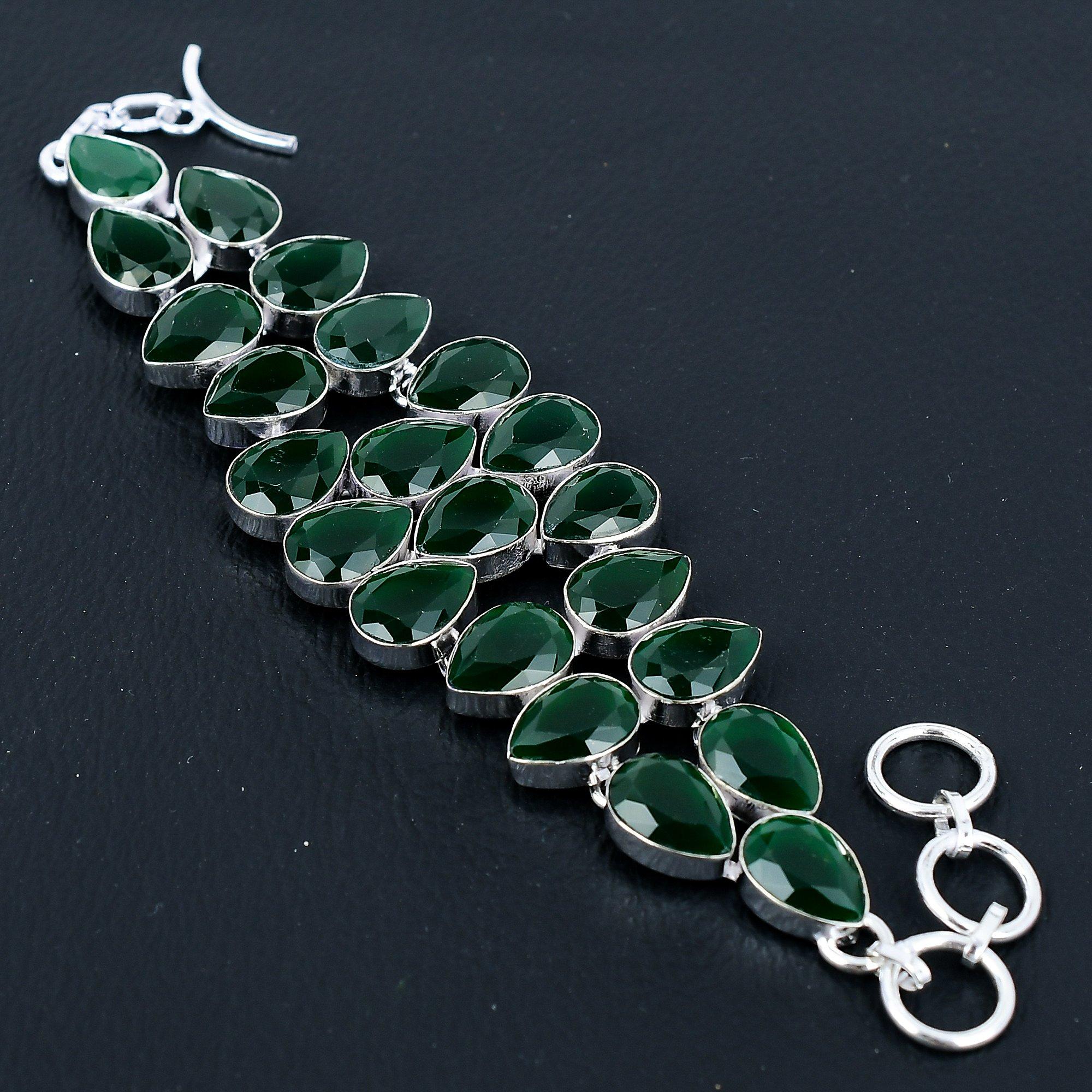 Браслет из стерлингового серебра 925 пробы ручной работы с изумрудным драгоценным камнем, серебряный браслет, изумрудный браслет для женщин, изумрудный браслет унисекс для подарков 8 зелёный
Браслет из стерлингового серебра 925 пробы ручной работы с изумрудным драгоценным камнем, серебряный браслет, изумрудный браслет для женщин, изумрудный браслет унисекс для подарков 8 зелёный