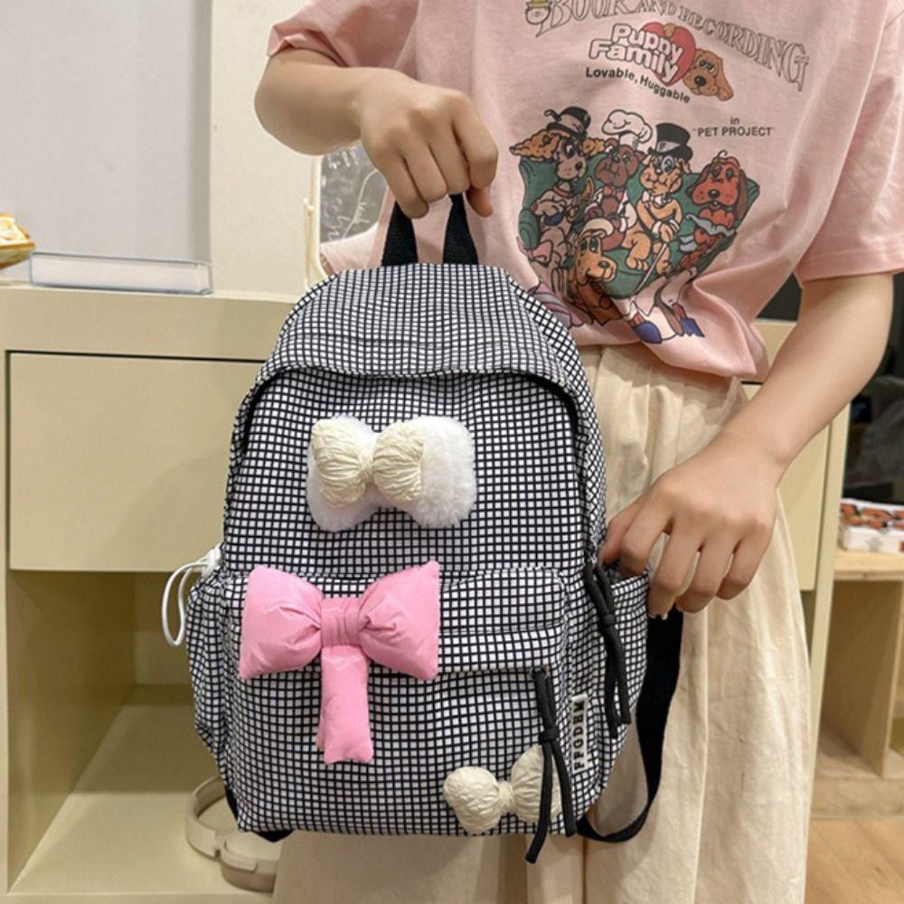 Lattice Nylon Student School Bag Large Capacity College Style Rucksack Travel фиолетовый
Lattice Nylon Student School Bag Large Capacity College Style Rucksack Travel фиолетовый