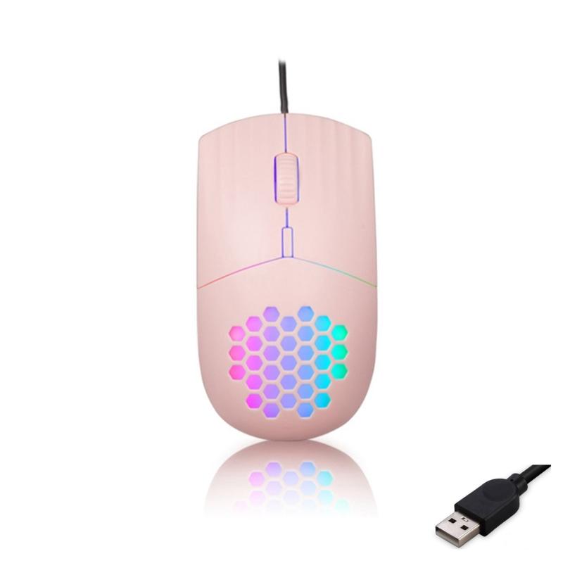 4D Corded Color Backlits Mouse Lightweight Ergonomic DPI1600 Adjustment Honeycomb Shell Mouse For Gamers Office Use рожевий
4D Corded Color Backlits Mouse Lightweight Ergonomic DPI1600 Adjustment Honeycomb Shell Mouse For Gamers Office Use рожевий