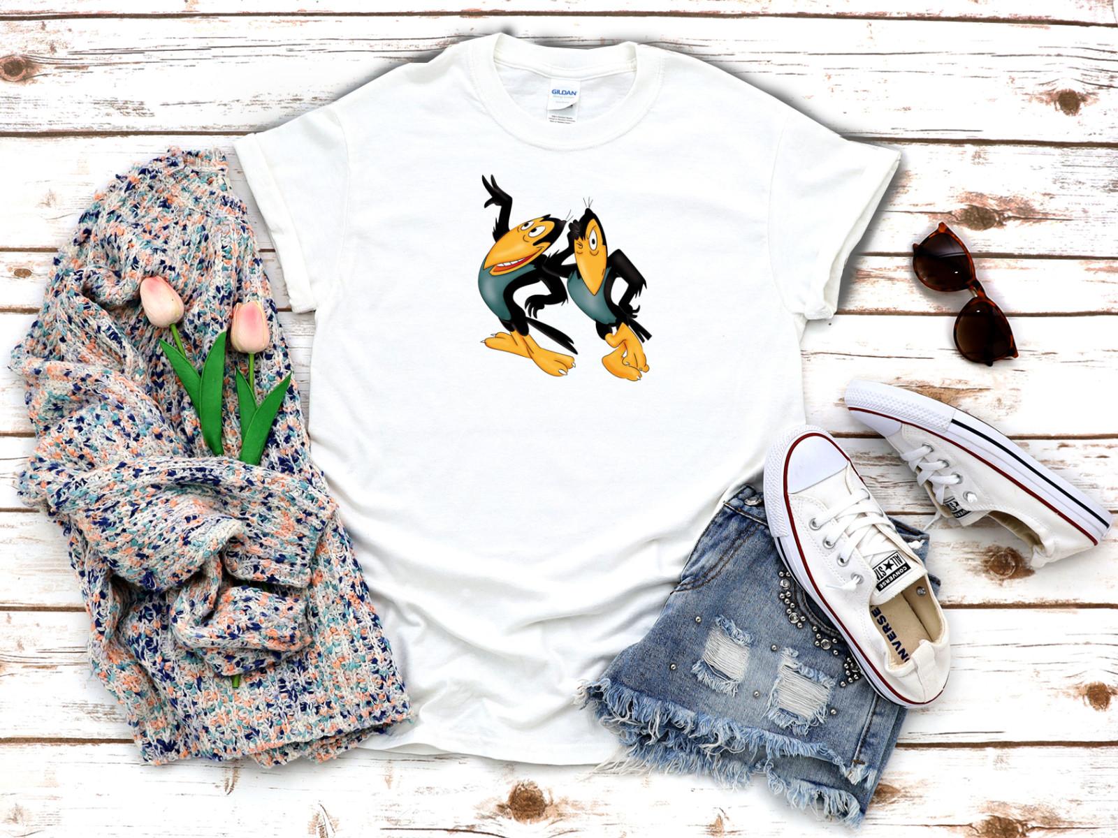 26 Heckle And Jeckle Cartoon Characters Women s 3 4 Short Sleeve T-Shirt K591 Unisex T-Shirt XXXXL
26 Heckle And Jeckle Cartoon Characters Women s 3 4 Short Sleeve T-Shirt K591 Unisex T-Shirt XXXXL