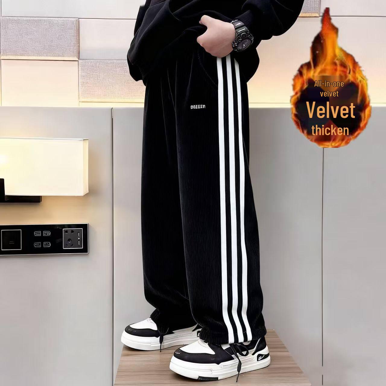 Boys Velvet Corduroy Warm Sports Pants - New Autumn/Winter 2025 Style 170cm чорний
Boys Velvet Corduroy Warm Sports Pants - New Autumn/Winter 2025 Style 170cm чорний