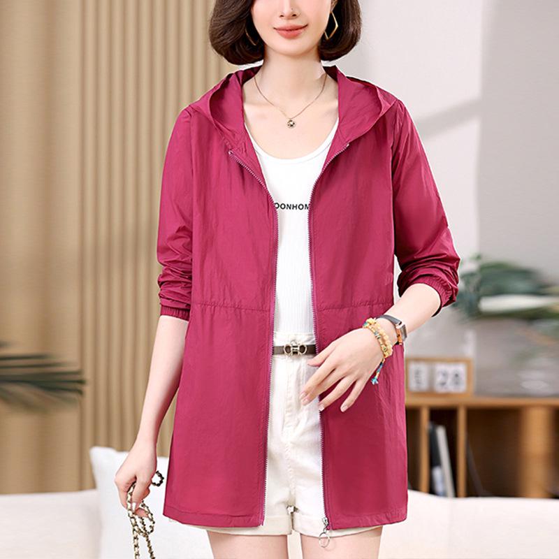 Women s Lightweight Hooded Sun Protection Jacket - Spring/Summer 2025 Breathable Outerwear in Solid Colors XXL
Women s Lightweight Hooded Sun Protection Jacket - Spring/Summer 2025 Breathable Outerwear in Solid Colors XXL