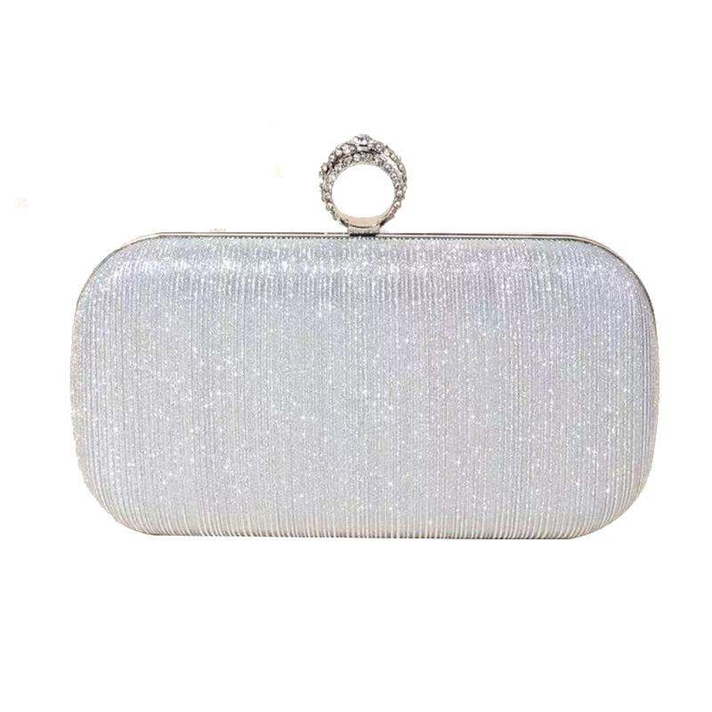 Finger Ring Women Evening Bags Party Wedding Glitter Handbags New Arrival Purse Diamonds Box Holder Clutch Gold Shoulder Bag Sac
Finger Ring Women Evening Bags Party Wedding Glitter Handbags New Arrival Purse Diamonds Box Holder Clutch Gold Shoulder Bag Sac