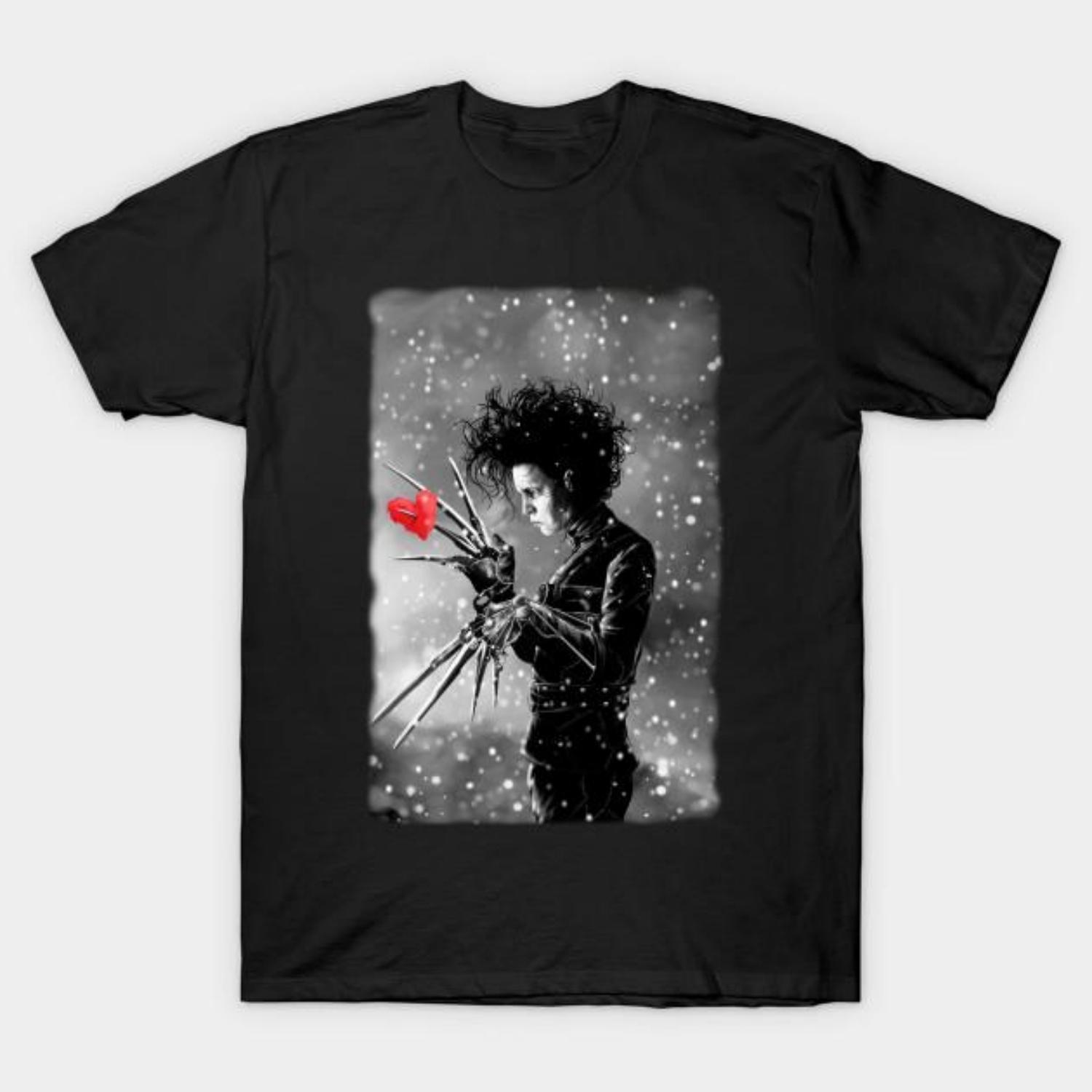 Men Black Print T-shirt Paper Hearts No-Cut Transfer Paper Print Cotton Tshirt S
Men Black Print T-shirt Paper Hearts No-Cut Transfer Paper Print Cotton Tshirt S