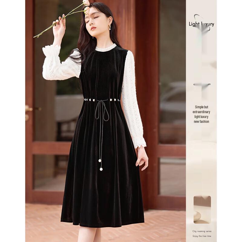 Elegant Simple Long Sleeve Mid-Length Dress S
Elegant Simple Long Sleeve Mid-Length Dress S