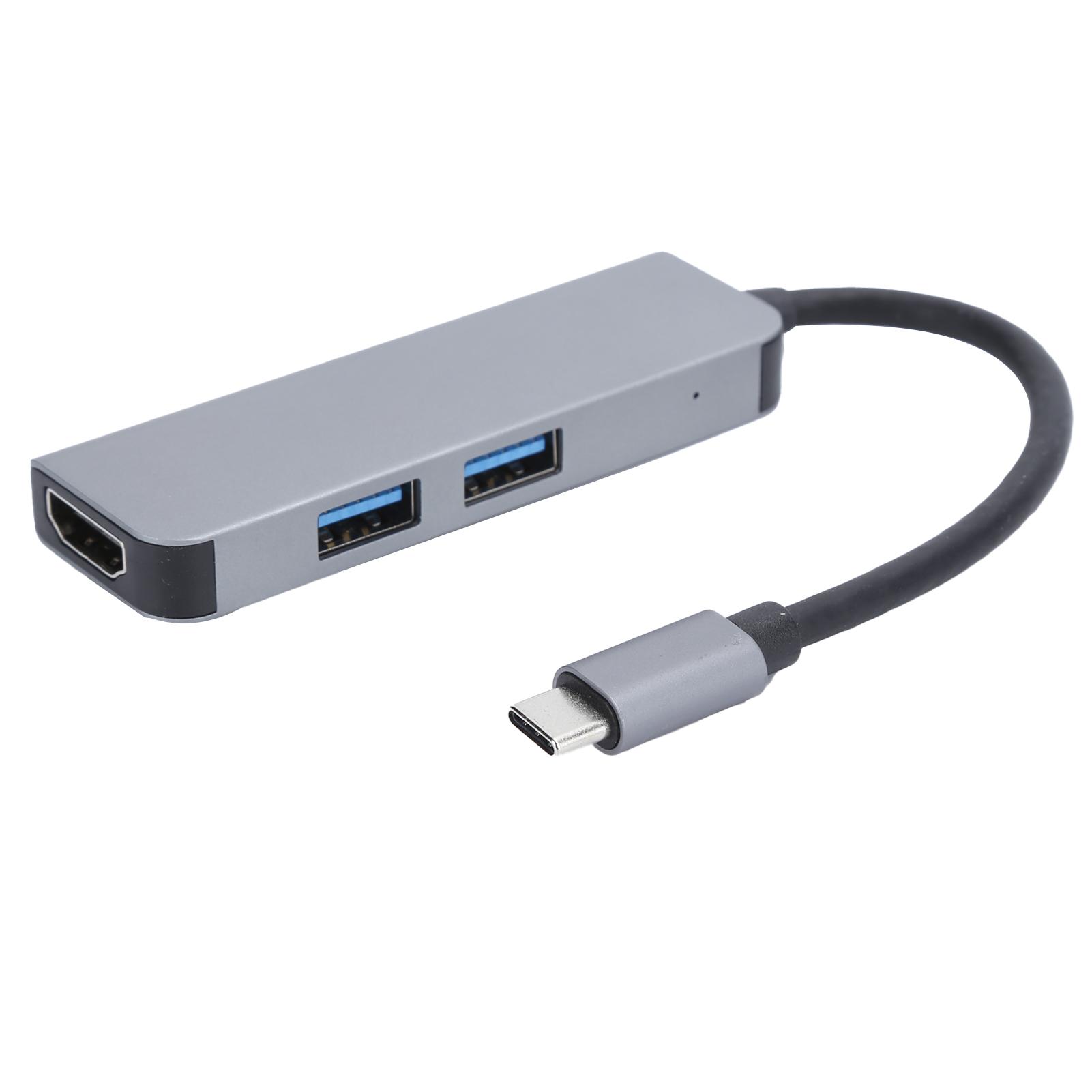 Многофункциональный концентратор типа C HDMI 2x USB3.0 выходной адаптер док-станция алюминиевый сплав
Многофункциональный концентратор типа C HDMI 2x USB3.0 выходной адаптер док-станция алюминиевый сплав