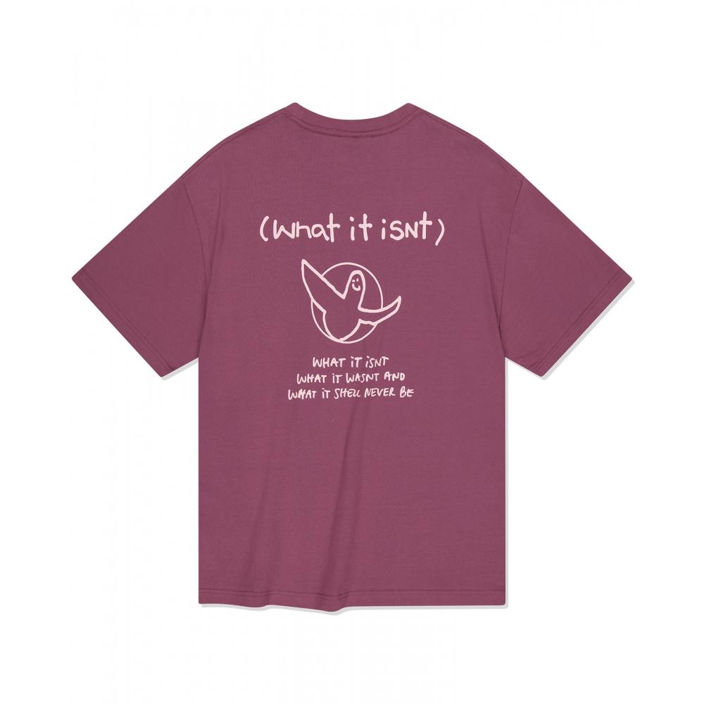 WHATITISNT Футболка с короткими рукавами с логотипом Angel Logo Cherry 
WHATITISNT Футболка с короткими рукавами с логотипом Angel Logo Cherry