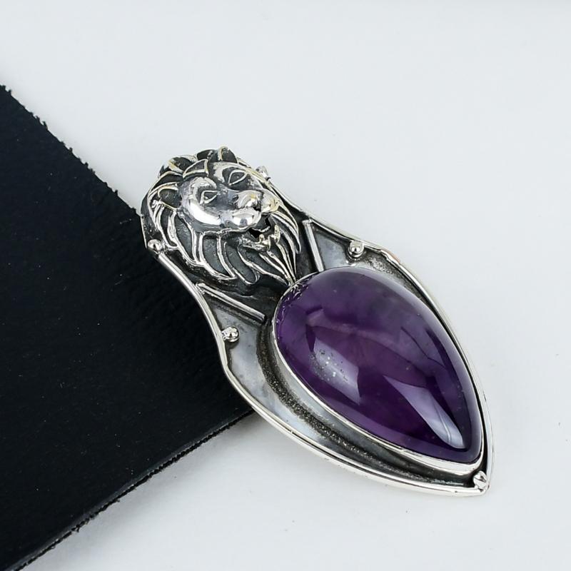 Natural Amethyst Gemstone Pendant 925 Sterling Silver- Handmade Design, Everyday Wear Jewelry, Unique Amethyst Pendant Birthday Gifts 2.55 фіолетовий
Natural Amethyst Gemstone Pendant 925 Sterling Silver- Handmade Design, Everyday Wear Jewelry, Unique Amethyst Pendant Birthday Gifts 2.55 фіолетовий