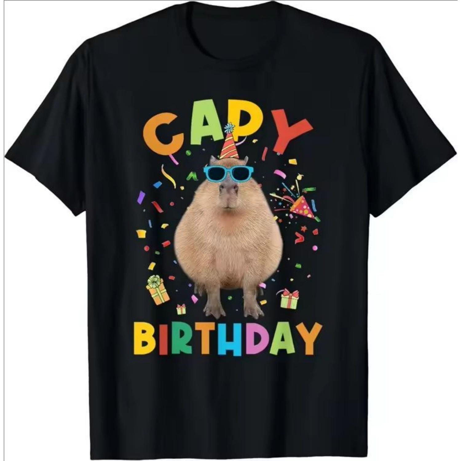 Funny Animal Capybara Printing T Shirt for Women Fashion Streetwear Capybara Lovers Short Sleeves Kawaii Clothes Tees Tops XXXXXL чорний
Funny Animal Capybara Printing T Shirt for Women Fashion Streetwear Capybara Lovers Short Sleeves Kawaii Clothes Tees Tops XXXXXL чорний