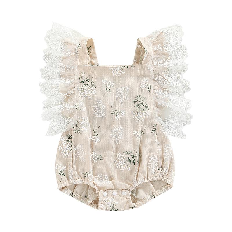 Summer Newborn Infant Romper Cotton Lace Flying Sleeve Floral Baby Girls Romper Jumpsuit Baby Clothing 100 хакі
Summer Newborn Infant Romper Cotton Lace Flying Sleeve Floral Baby Girls Romper Jumpsuit Baby Clothing 100 хакі