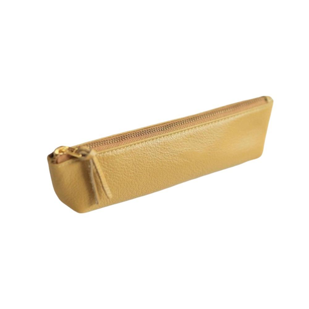 Portable PU Leather Pen Bag Zipper Closure Retro Simple Pen Case Makeup Brush Organizer Student Use жовтий
Portable PU Leather Pen Bag Zipper Closure Retro Simple Pen Case Makeup Brush Organizer Student Use жовтий