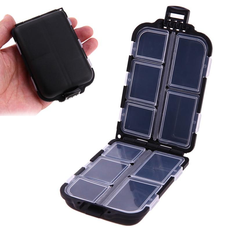 Мини-кейс с 10 отделениями, коробка для летающих рыболовных снастей, рыболовная ложка, крючок, коробка для хранения приманок, рыболовные аксессуары чёрный
Мини-кейс с 10 отделениями, коробка для летающих рыболовных снастей, рыболовная ложка, крючок, коробка для хранения приманок, рыболовные аксессуары чёрный