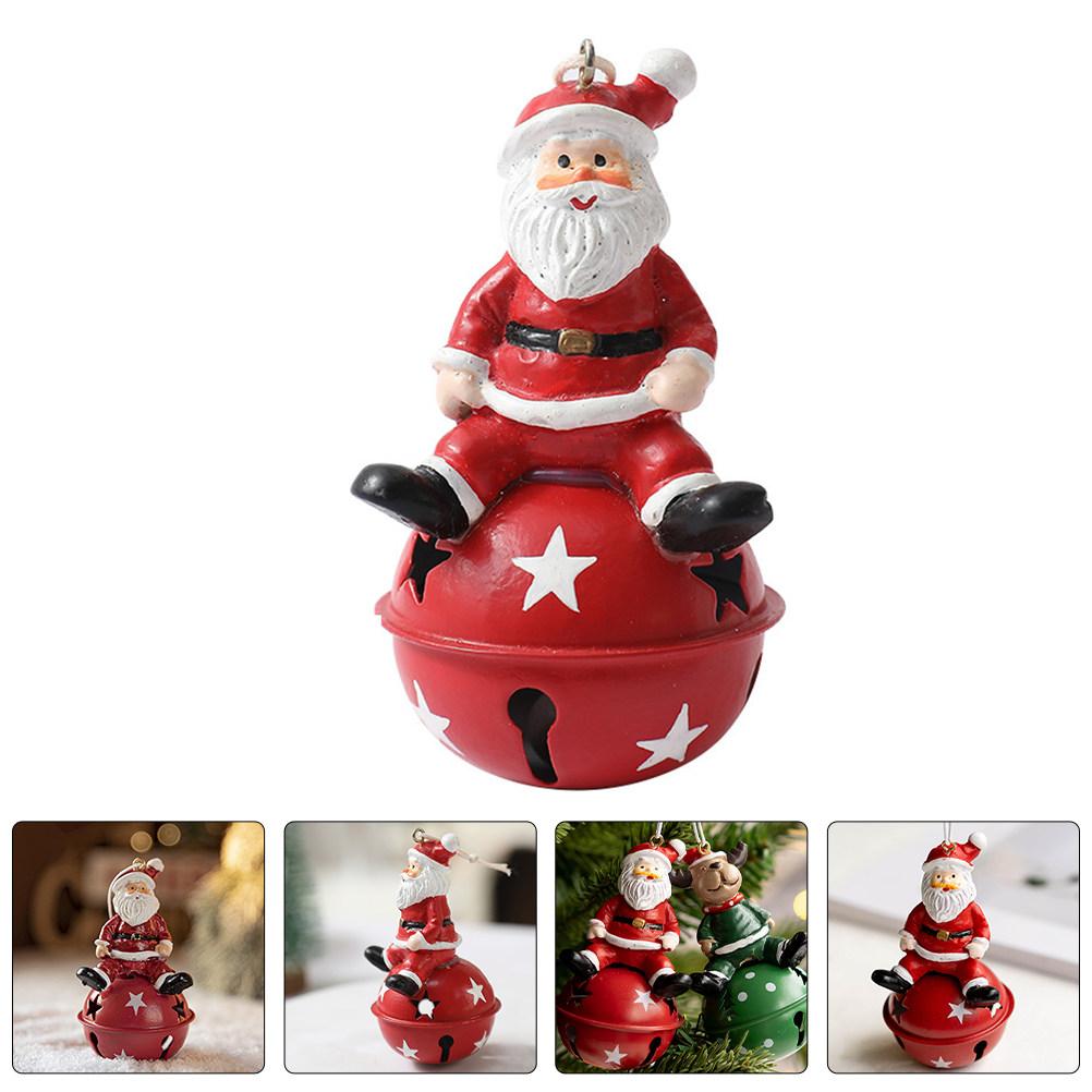 Festive Christmas Bell Ornament Featuring Santa Claus Resin Iron Construction Fine Workmanship Warm Atmosphere Decor Xmas Tree other
Festive Christmas Bell Ornament Featuring Santa Claus Resin Iron Construction Fine Workmanship Warm Atmosphere Decor Xmas Tree other