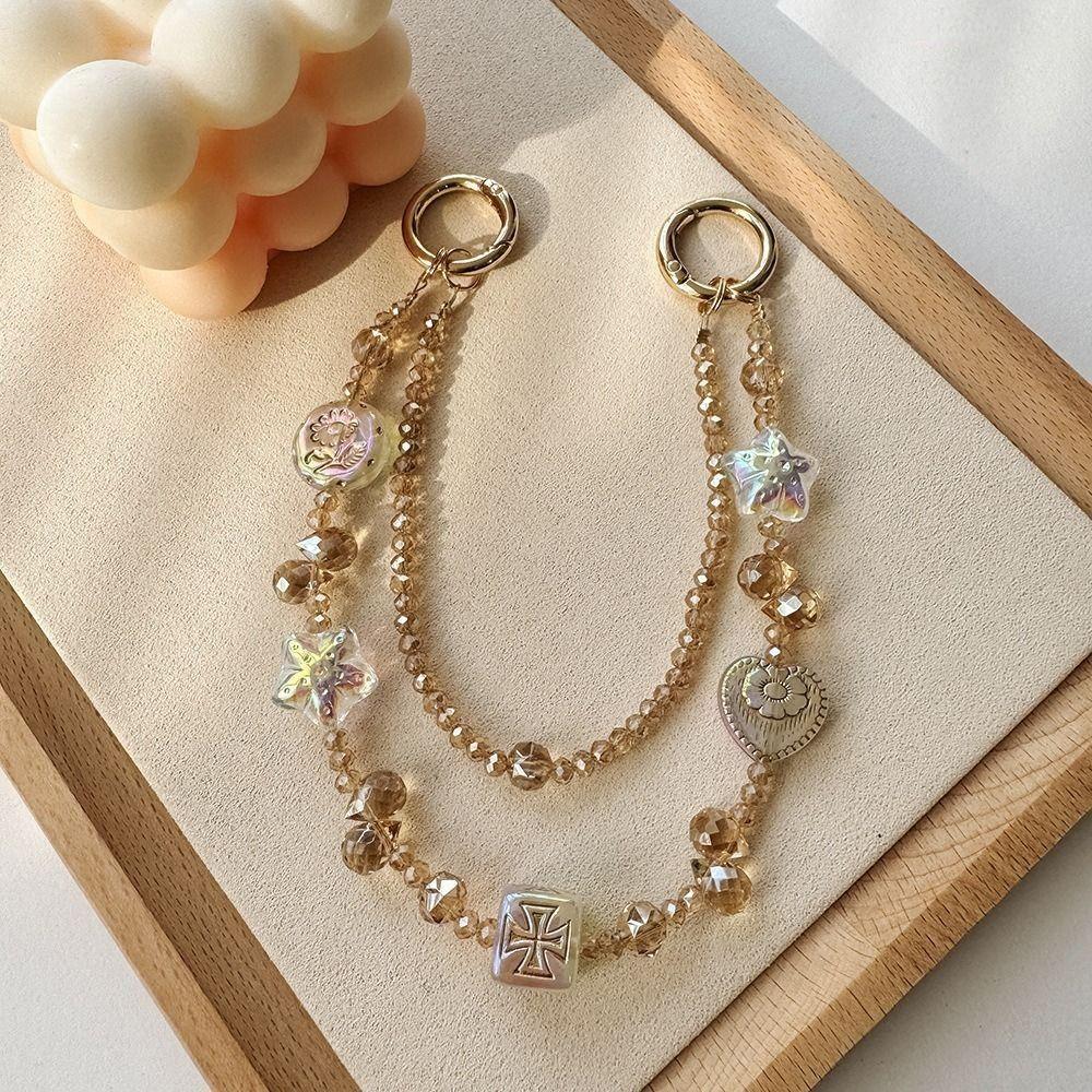 Double Chain Mobile Phone Lanyard INS Key Case Pendant Light Luxury Phone Chain for Girl шампанского
Double Chain Mobile Phone Lanyard INS Key Case Pendant Light Luxury Phone Chain for Girl шампанского