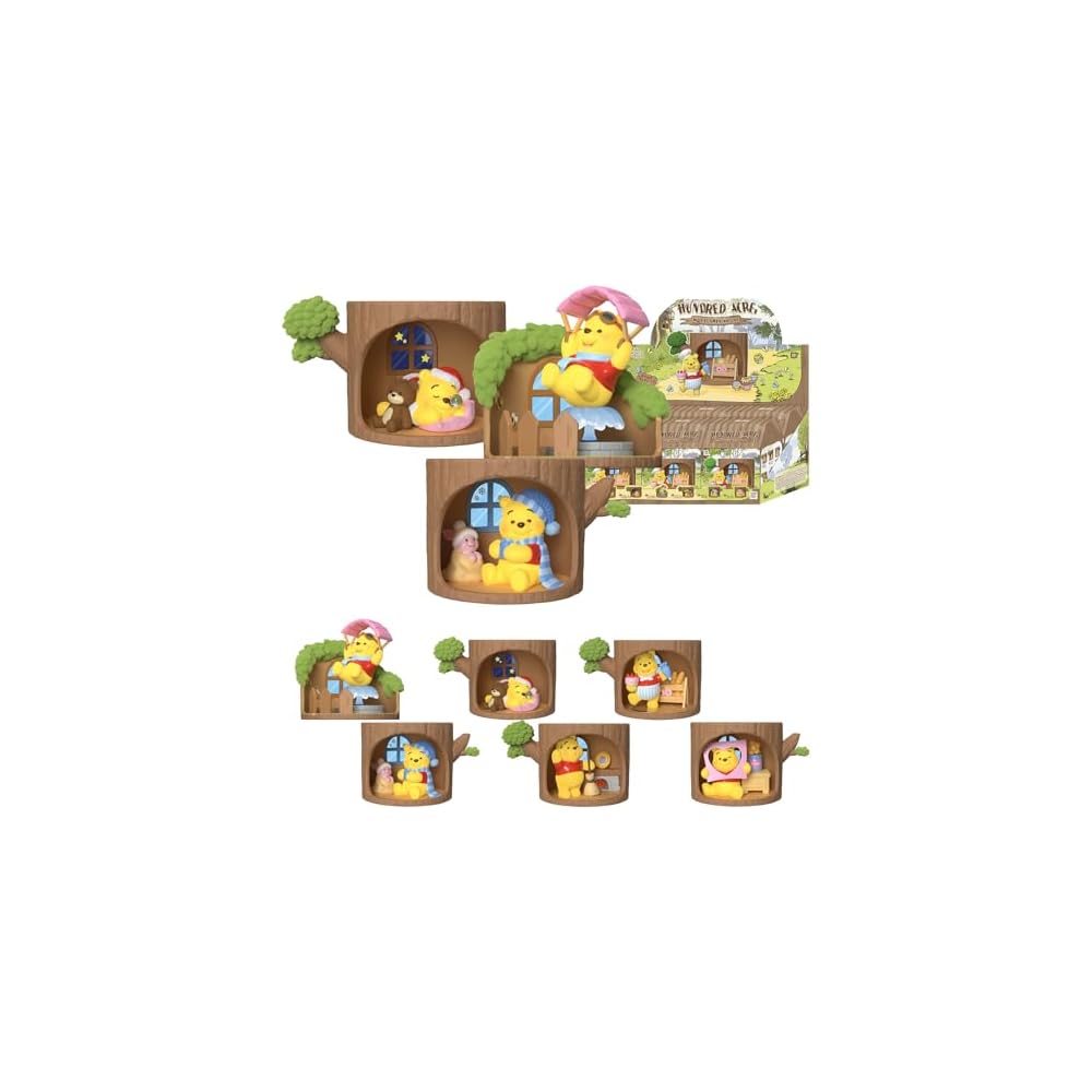 Top Toy Disney Winnie the Pooh Treehouse Series Assorted Box 6 Pieces Gacha Blind Box Figures PVC Toys
Top Toy Disney Winnie the Pooh Treehouse Series Assorted Box 6 Pieces Gacha Blind Box Figures PVC Toys