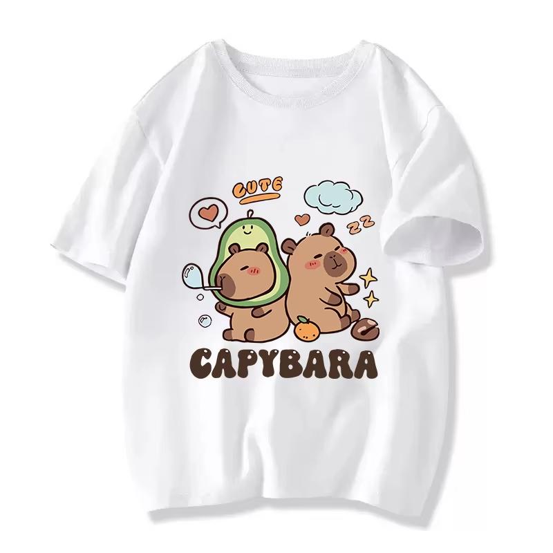 2026 Summer New Personalized Children s T-shirt Soft Cute Kapibala Printed Pure Cotton T-shirt Parent Child Fashion Brand Top 160 білий
2026 Summer New Personalized Children s T-shirt Soft Cute Kapibala Printed Pure Cotton T-shirt Parent Child Fashion Brand Top 160 білий