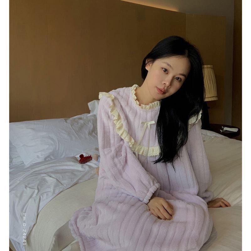 Юбка принцессы с кружевными полосками и молочным сыром Du Xiaozhai - Зима 2024 Милая домашняя одежда nightdress, One Size
Юбка принцессы с кружевными полосками и молочным сыром Du Xiaozhai - Зима 2024 Милая домашняя одежда nightdress, One Size