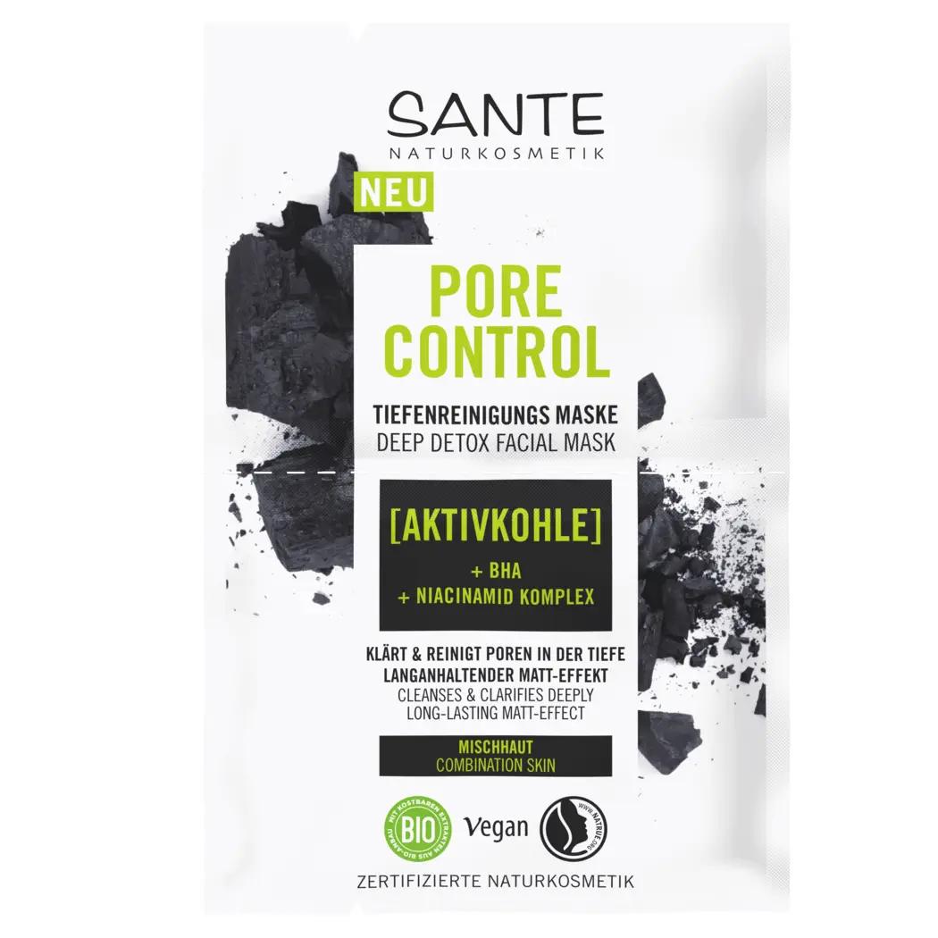 БІО-Маска PORE CONTROL для глибокого очищення обличчя з активованим вугіллям та BHA-кислотою SANTE 2*4мл
БІО-Маска PORE CONTROL для глибокого очищення обличчя з активованим вугіллям та BHA-кислотою SANTE 2*4мл