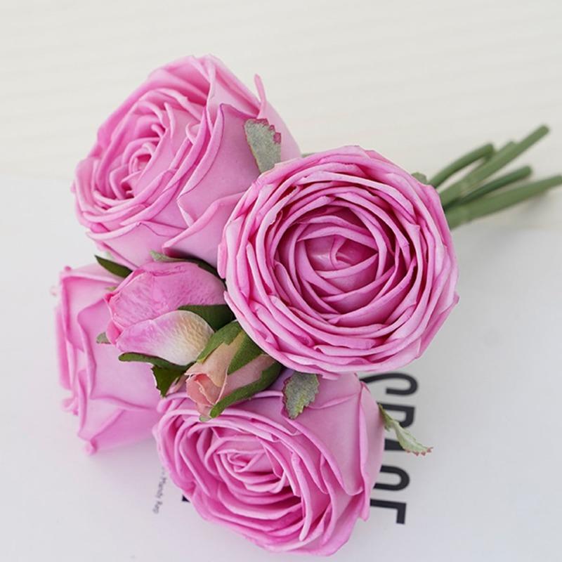 6 головок/связка искусственных цветов увлажняющая роза настоящий прикосновение свадебный букет роз свадебный цветочный праздничный стол домашний декор букет розовый
6 головок/связка искусственных цветов увлажняющая роза настоящий прикосновение свадебный букет роз свадебный цветочный праздничный стол домашний декор букет розовый