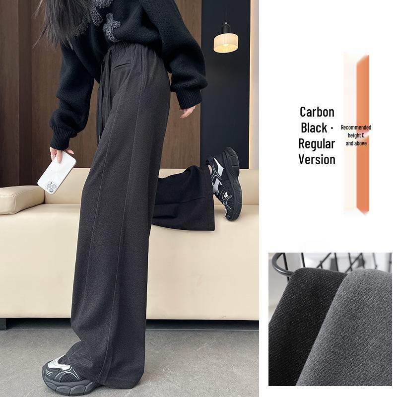 Women s Wide-Leg Wool Pants - Straight Leg, Autumn/Winter 2026 Collection, Plus Velvet, Drape Fit S for under 95 jin (Fabric Upgraded)
Women s Wide-Leg Wool Pants - Straight Leg, Autumn/Winter 2026 Collection, Plus Velvet, Drape Fit S for under 95 jin (Fabric Upgraded)