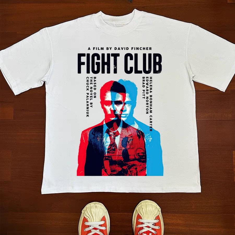 Combat Club - High-quality Movie-themed Vintage Retro Short-sleeved T-shirt 5XL різнокольоровий
Combat Club - High-quality Movie-themed Vintage Retro Short-sleeved T-shirt 5XL різнокольоровий