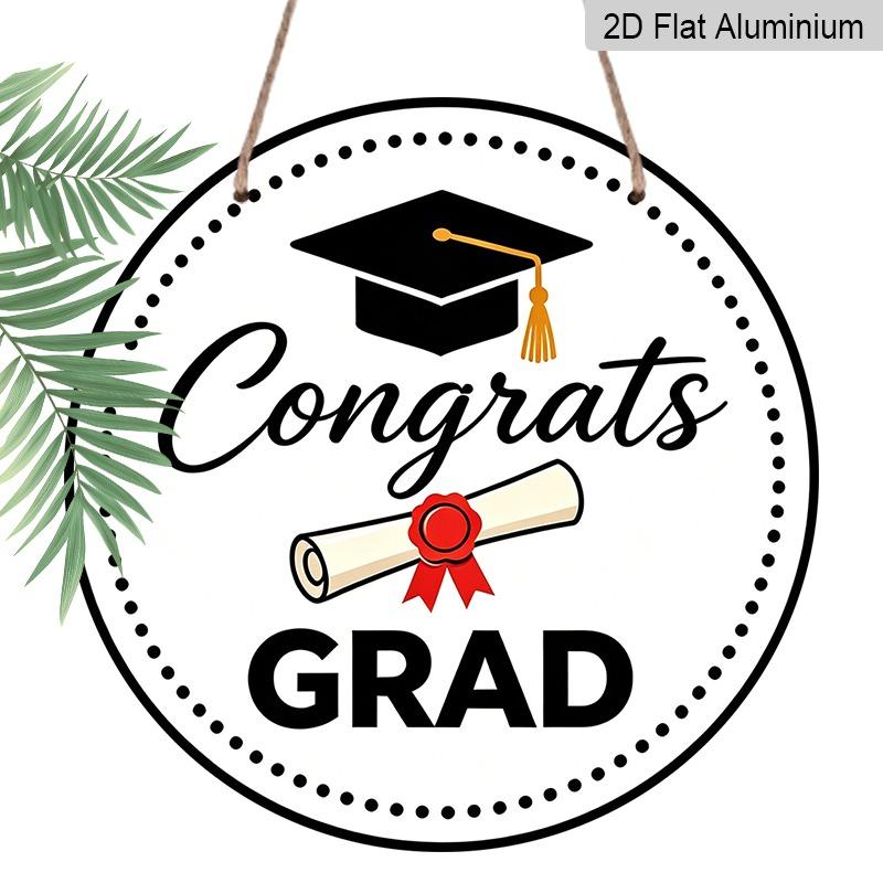 2D Flat Aluminum Graduation-themed Wall Decorations, Available in Various Sizes, Featuring A Minimalist Black and White Style A Perfect Choice for 7.87×7.87inch
2D Flat Aluminum Graduation-themed Wall Decorations, Available in Various Sizes, Featuring A Minimalist Black and White Style A Perfect Choice for 7.87×7.87inch