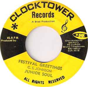 7inch Record JUNIOR SOUL Festival Greetings NONE Clocktower Reco US Reggae Ska Dub Used
7inch Record JUNIOR SOUL Festival Greetings NONE Clocktower Reco US Reggae Ska Dub Used