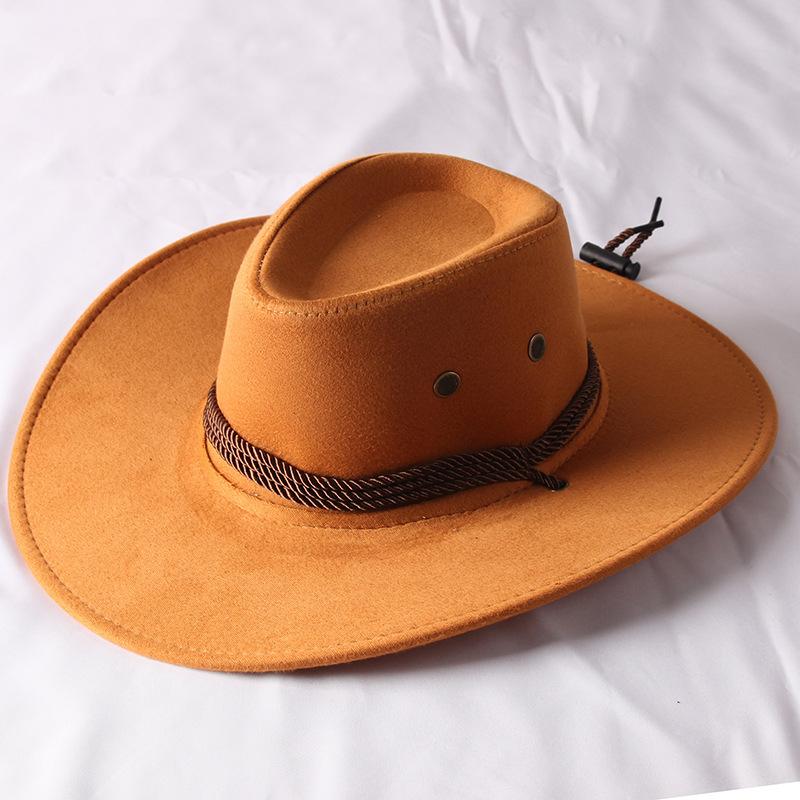 Vintage Western Cowboy Hat Solid Color Basin Hat Wide Brim Jazz Hat Outdoor Sun Protection for Hiking Camping Riding Cowgirl Hat
Vintage Western Cowboy Hat Solid Color Basin Hat Wide Brim Jazz Hat Outdoor Sun Protection for Hiking Camping Riding Cowgirl Hat