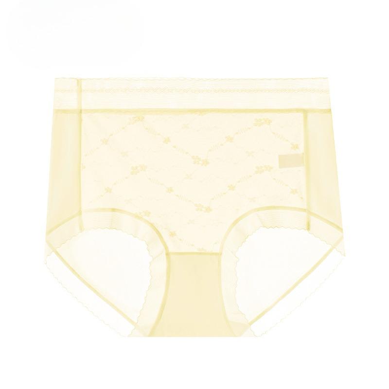 Ladies Summer Jacquard Ice Silk Cool Antibacterial Crotch Naked Sense No Trace High Waist Triangle Briefs L светло-желтого
Ladies Summer Jacquard Ice Silk Cool Antibacterial Crotch Naked Sense No Trace High Waist Triangle Briefs L светло-желтого