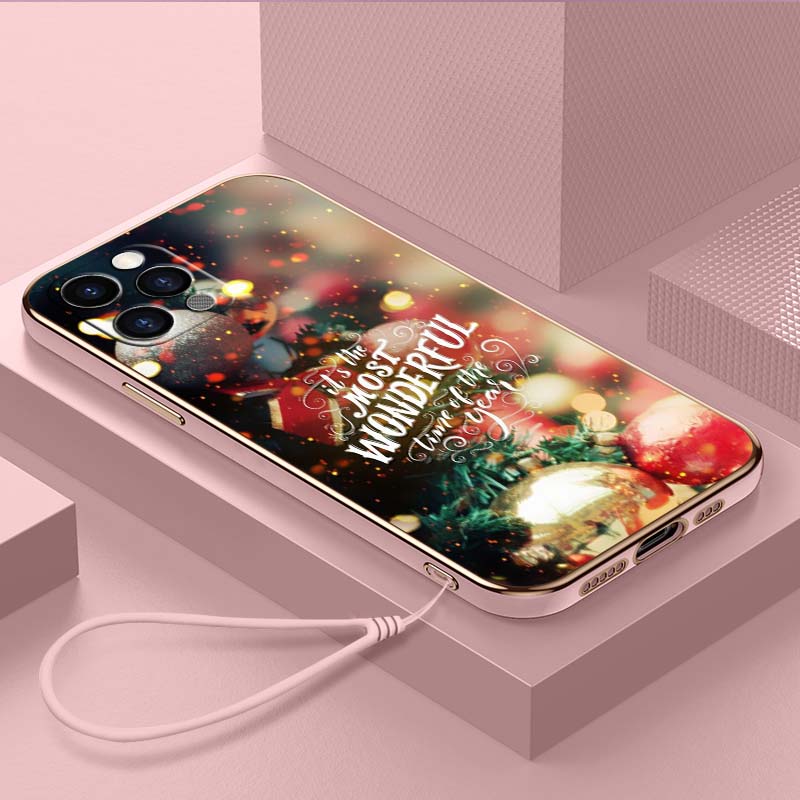 Роскошный чехол для телефона из ТПУ с ремешком для iPhone 6 6s 7 8 Plus SE XR XS 11 12 13 14 15 Pro Max, мягкие чехлы A1, художественный чехол с Рождеством и Новым годом
Роскошный чехол для телефона из ТПУ с ремешком для iPhone 6 6s 7 8 Plus SE XR XS 11 12 13 14 15 Pro Max, мягкие чехлы A1, художественный чехол с Рождеством и Новым годом