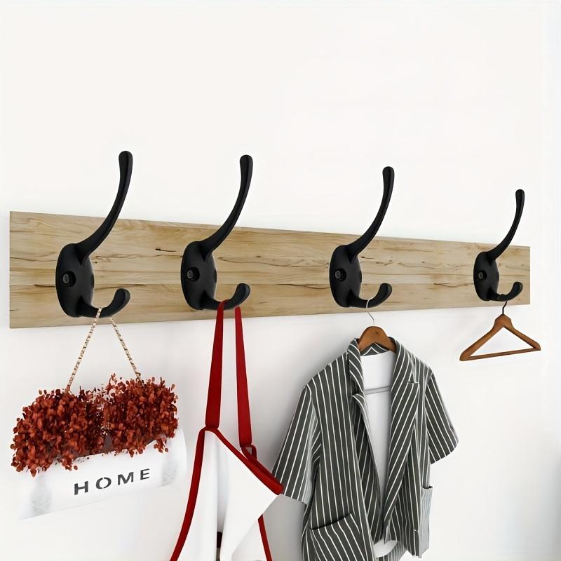 4Pcs Black Metal Coat Hook, Wall Mounted Retro Dual Hanging ,Utility Accessories, Simple Screw Installation 4Pcs Black Metal Coa
4Pcs Black Metal Coat Hook, Wall Mounted Retro Dual Hanging ,Utility Accessories, Simple Screw Installation 4Pcs Black Metal Coa