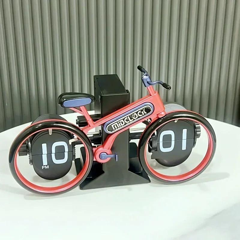 Automatic Flip Clock Retro Living Room Decoration Bicycle Flip Clock Home Clock Desktop Fashion Pendulum Watch Man Gifts розового золота
Automatic Flip Clock Retro Living Room Decoration Bicycle Flip Clock Home Clock Desktop Fashion Pendulum Watch Man Gifts розового золота